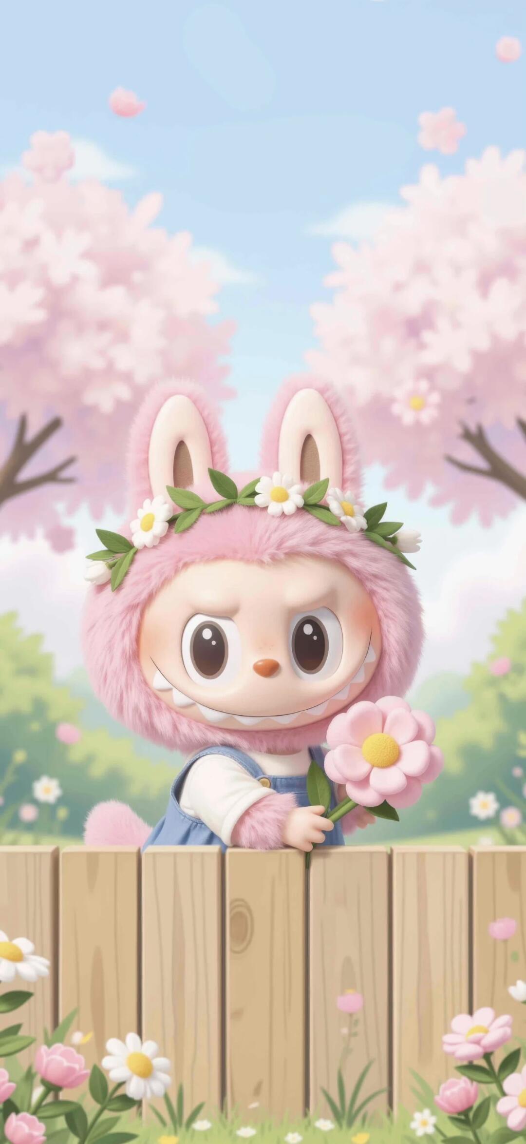 Pink Furry Cutie’s Little Spring Joys